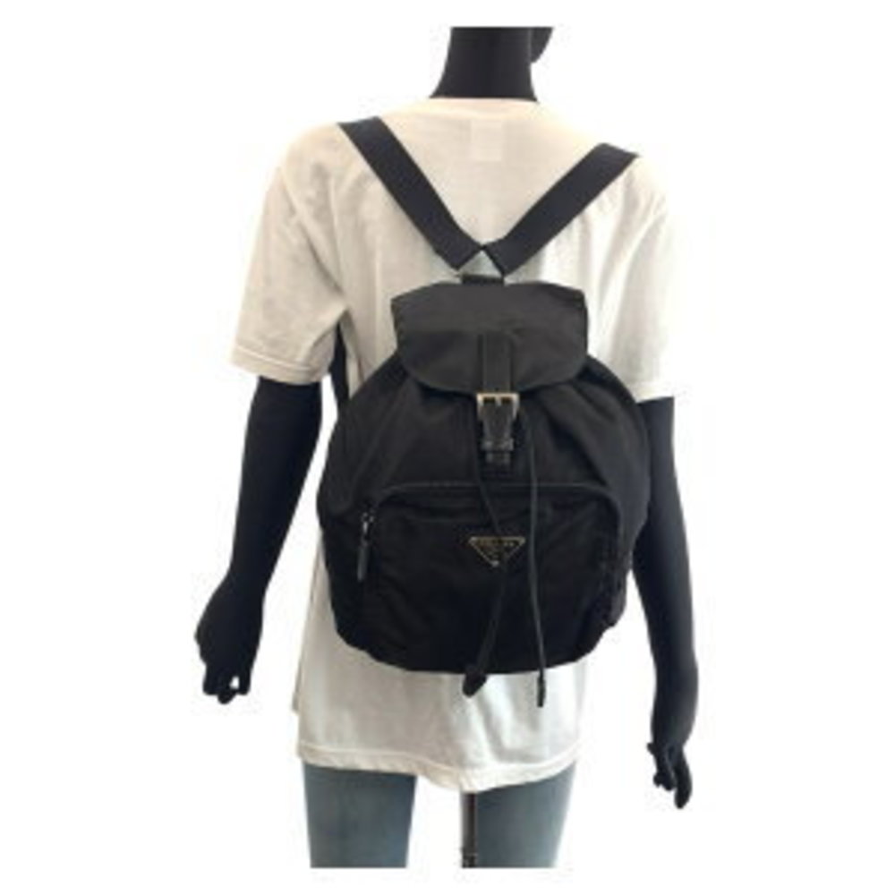 Prada Nylon Backpack Triangular Tessuto Black - image 6